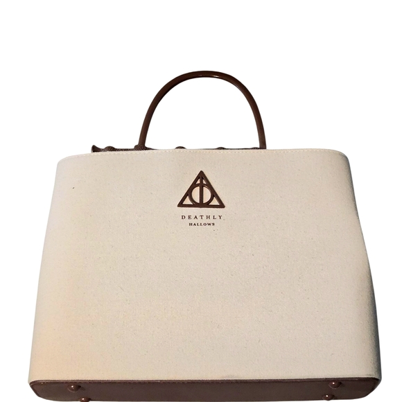 NWT Loungefly Warner Bros. Harry Potter Tan & Brown Purse with Crossbody Strap - Picture 2 of 11